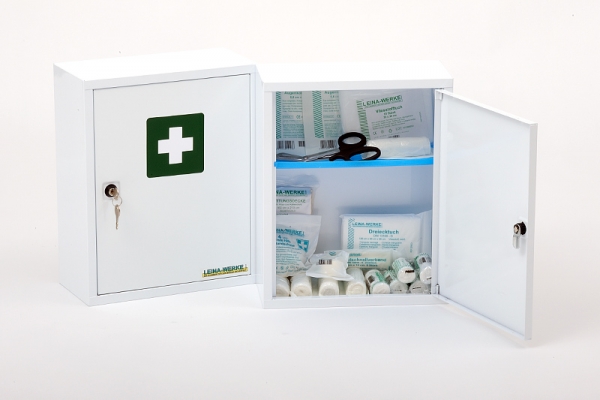 Verbandschrank - MEDISAN A mit Inhalt nach aktueller DIN 13169